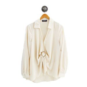 Kittenish Gathered Front Blouse #109-32